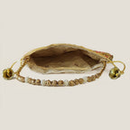 JS Fashion Embroidered Handcrafted Wedding Potli Bag with Beads | Grocsy