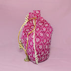JS Fashion Embroidered Handcrafted Wedding Potli Bag with Beads | Grocsy