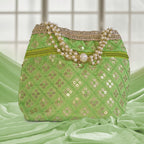 JS Fashion Wedding Potli Bag for Women with Drawstring Closure | Grocsy