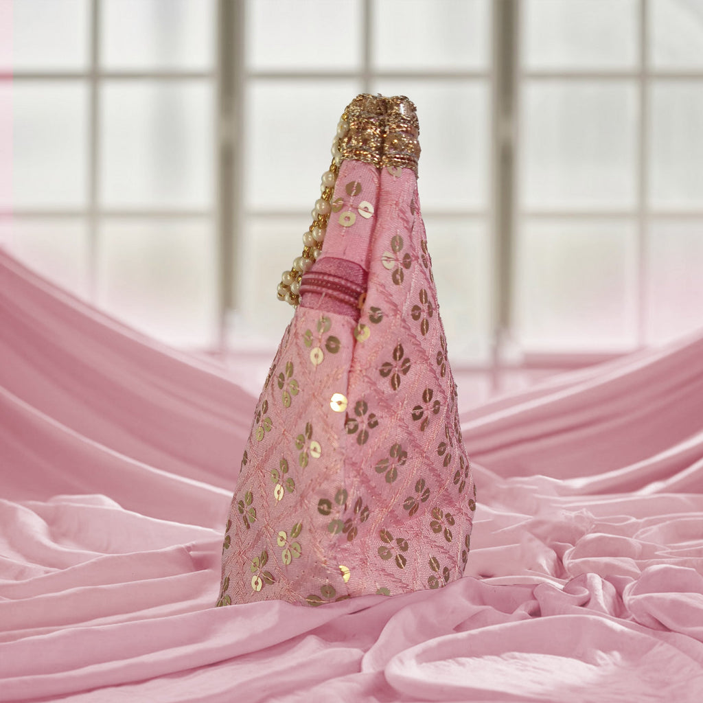 JS Fashion Wedding Potli Bag for Women with Drawstring Closure | Grocsy