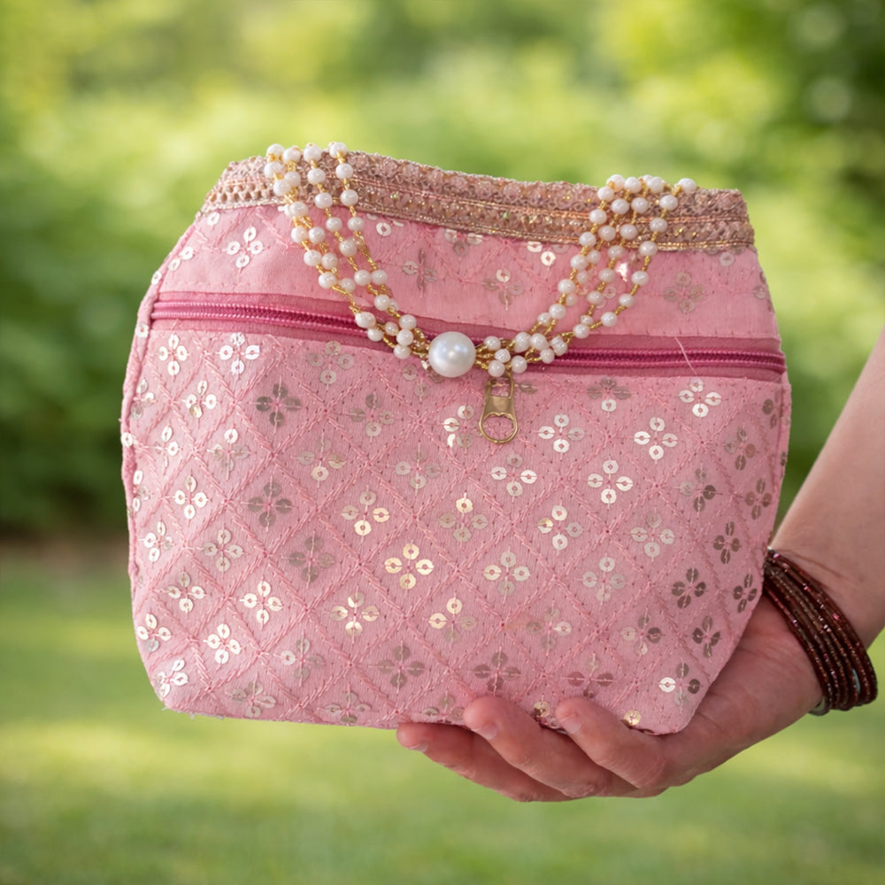 JS Fashion Wedding Potli Bag for Women with Drawstring Closure | Grocsy