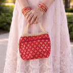 JS Fashion Wedding Potli Bag for Women with Drawstring Closure | Grocsy