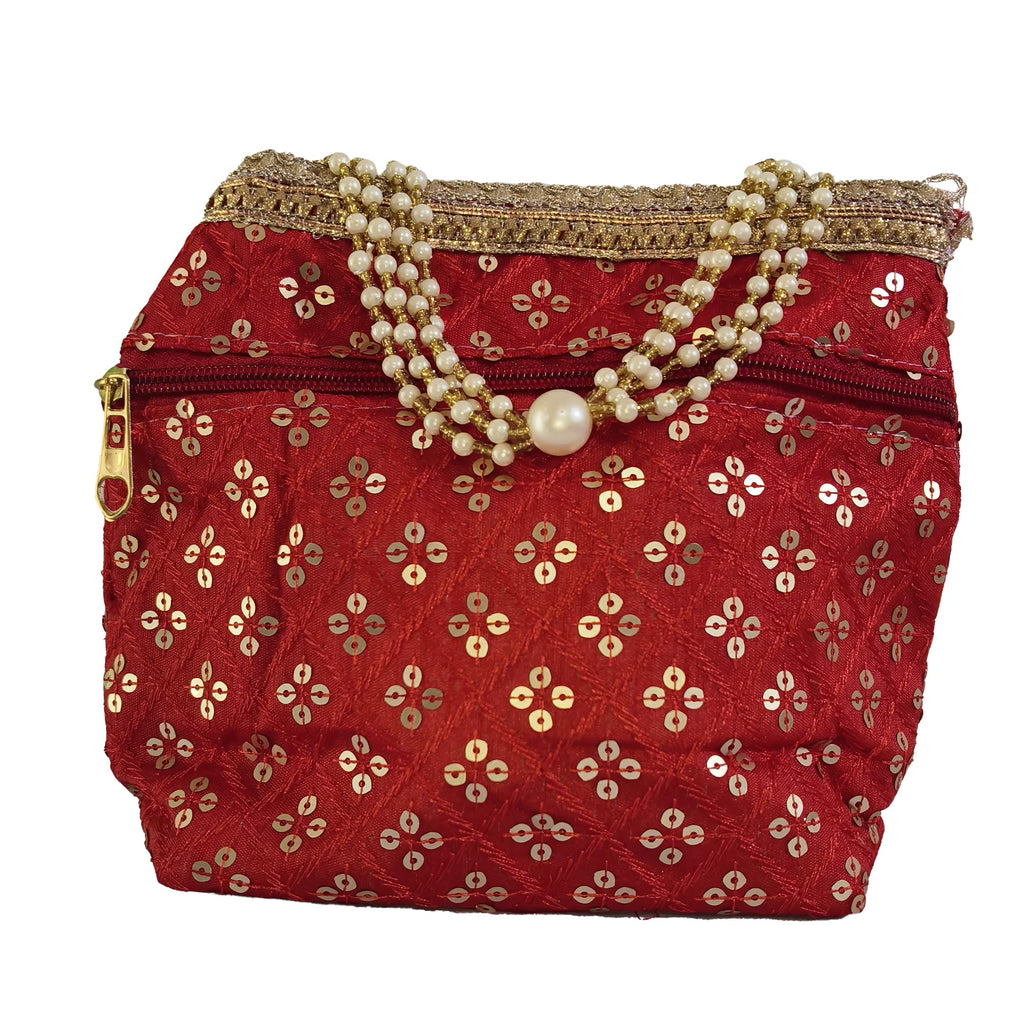 JS Fashion Wedding Potli Bag for Women with Drawstring Closure | Grocsy