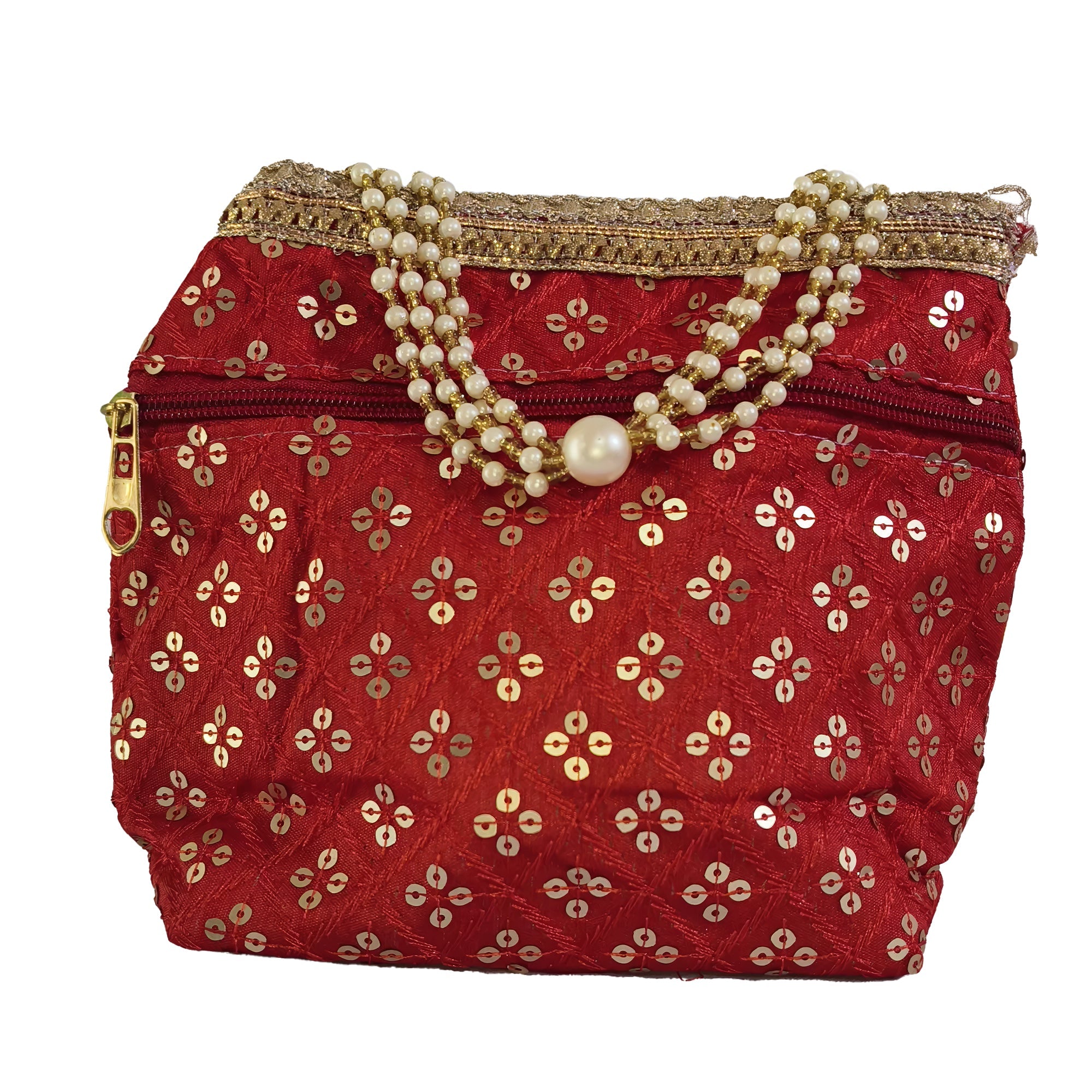 JS Fashion Wedding Potli Bag for Women with Drawstring Closure | Grocsy