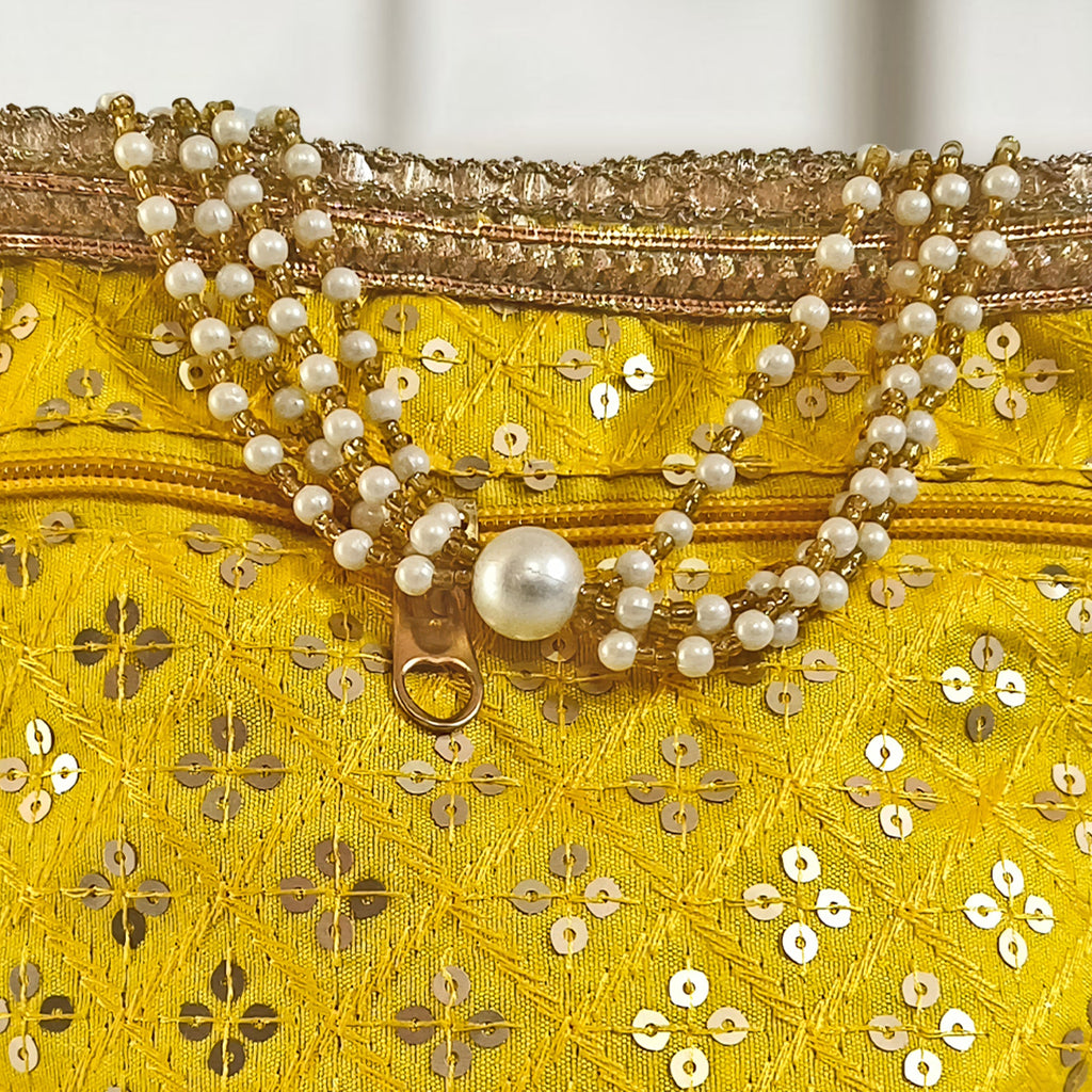 JS Fashion Wedding Potli Bag for Women with Drawstring Closure | Grocsy