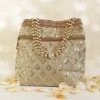JS Fashion Wedding Potli Bag for Women with Drawstring Closure | Grocsy