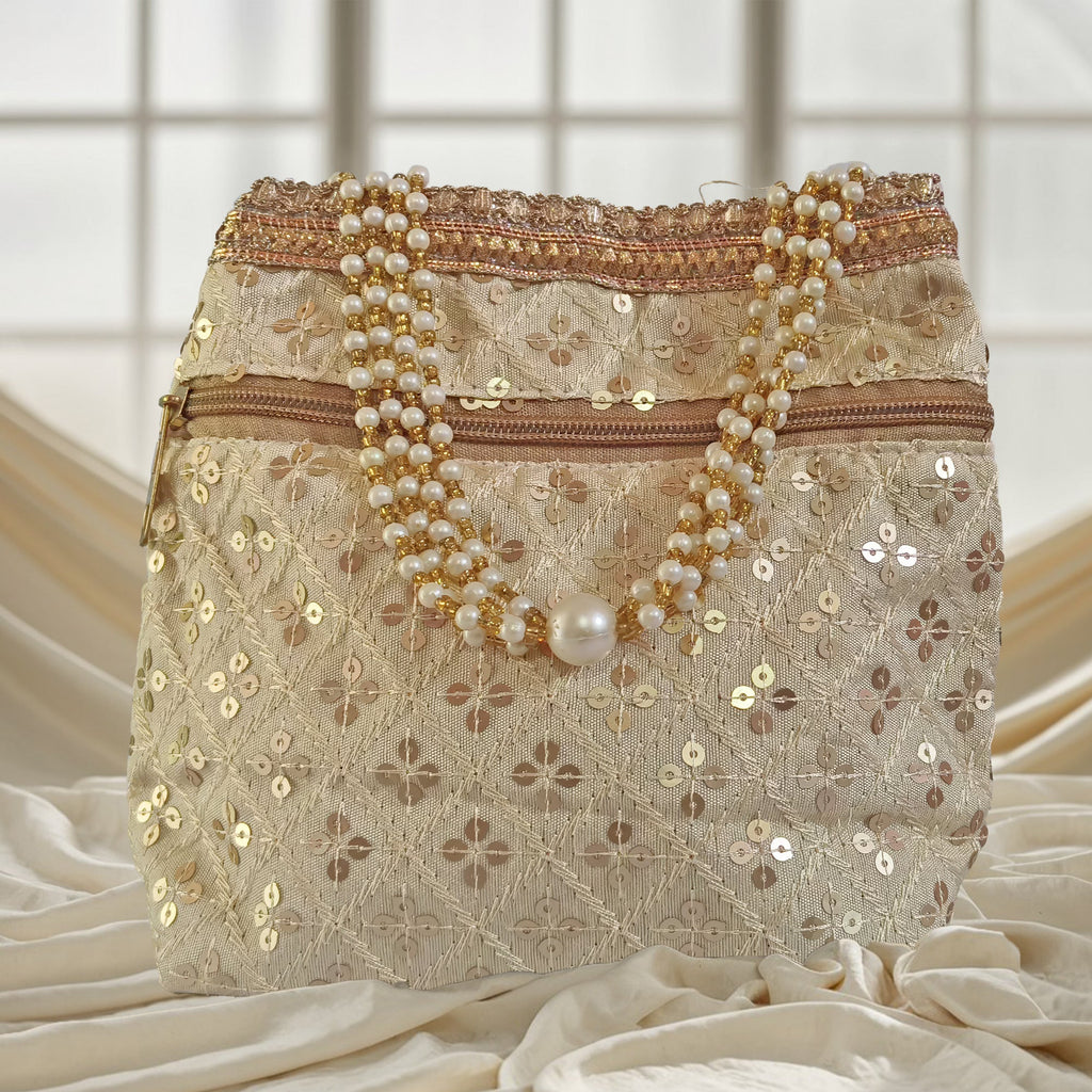 JS Fashion Wedding Potli Bag for Women with Drawstring Closure | Grocsy