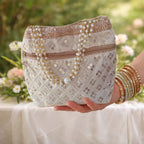 JS Fashion Wedding Potli Bag for Women with Drawstring Closure | Grocsy