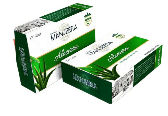 Manjeera Aloe Vera Hand Made Soap | Grocsy