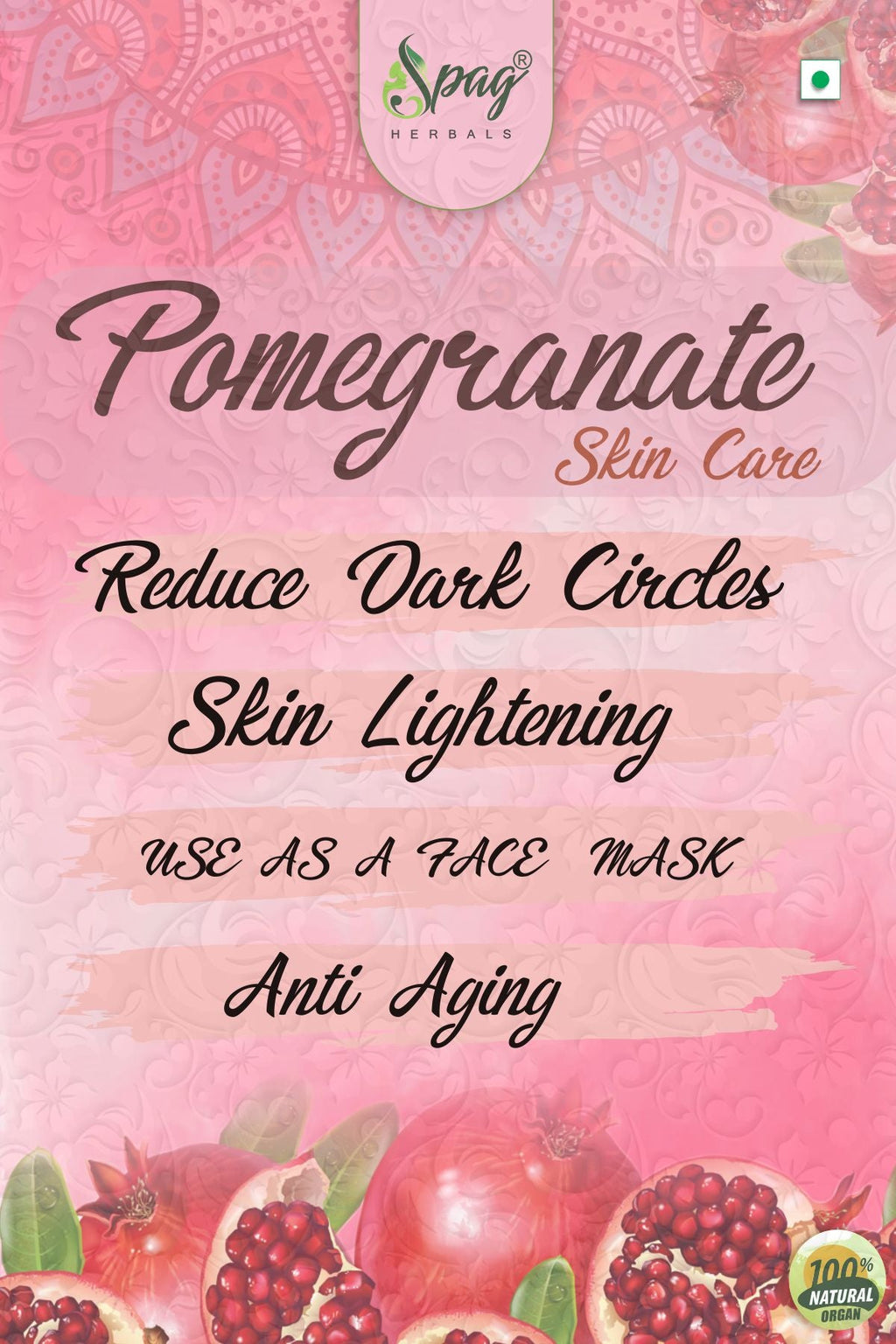 Spag Herbals Premium Pomegranate Powder | Grocsy