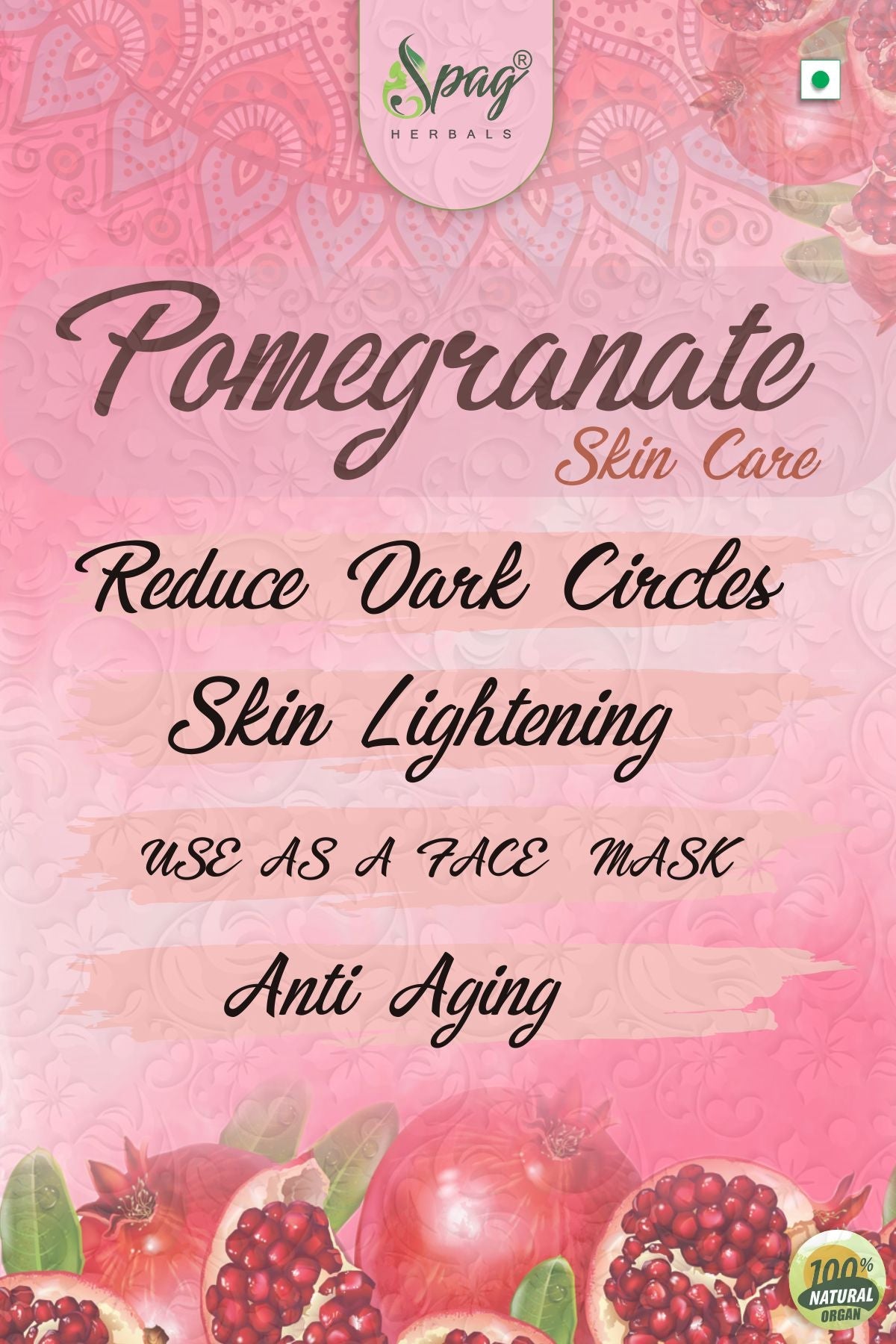 Spag Herbals Premium Pomegranate Powder | Grocsy