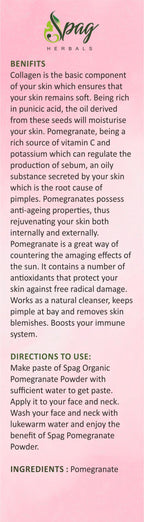 Spag Herbals Premium Pomegranate Powder | Grocsy