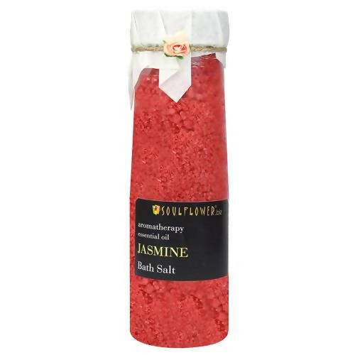 Soulflower Aromatherapy Essential Oil Jasmine Bath Salt | Grocsy