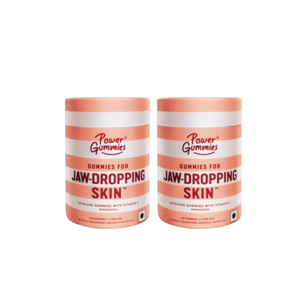 Power Gummies Jaw Dropping Gummies For Skin With Vitamin C | Grocsy