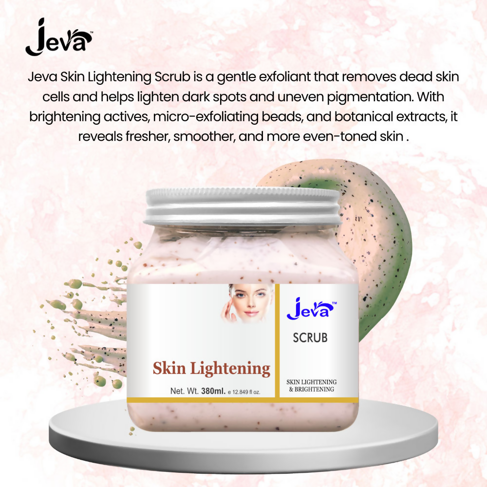 Jeva Skin Lightening Scrub Face & Body Exfoliates | Grocsy