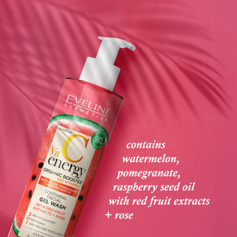 Eveline Cosmetics Vit C Energy Organic Booster Soothing Face Wash | Grocsy
