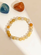 Yellow Aventurin Crystal Beads Bracelet - Ruby Raang | Grocsy
