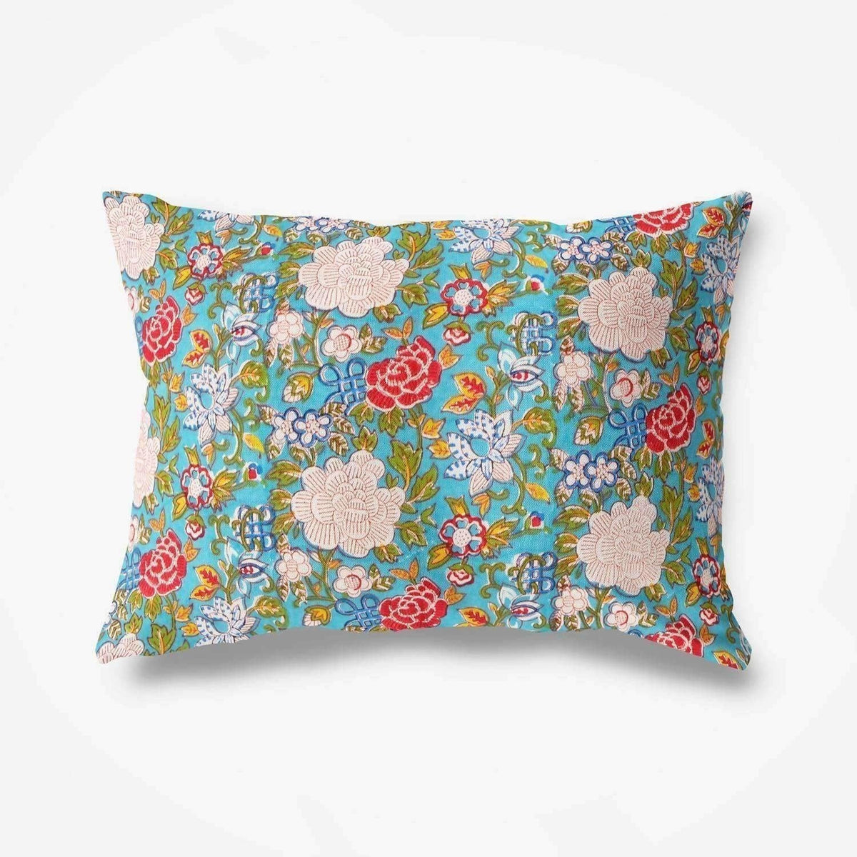Premium Jaipuri Hand Block Printed Traditional Cotton Queen Bedsheet with 2 Pillow Covers | Grocsy