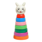 Matoyi Wooden Rainbow Cat Stacker | Grocsy