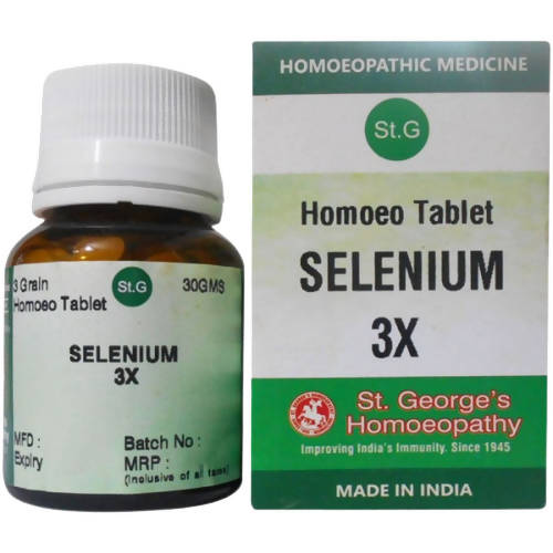 St. George's Homeopathy Selenium Tablets | Grocsy