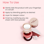 Earth Rhythm Dab Set 3-In-1 Face Palette - Chardonnay | Grocsy