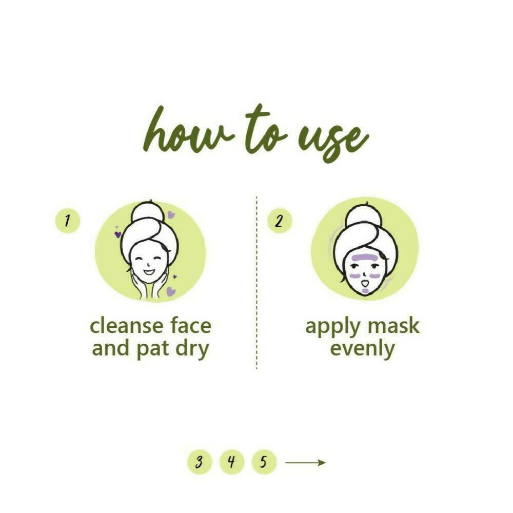 Plum Green Tea Clear Face Mask | Grocsy