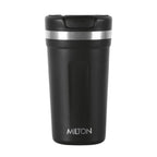 Milton Corral Thermosteel Insulated Coffee Mug Tumbler - 400ml (Black) | Grocsy