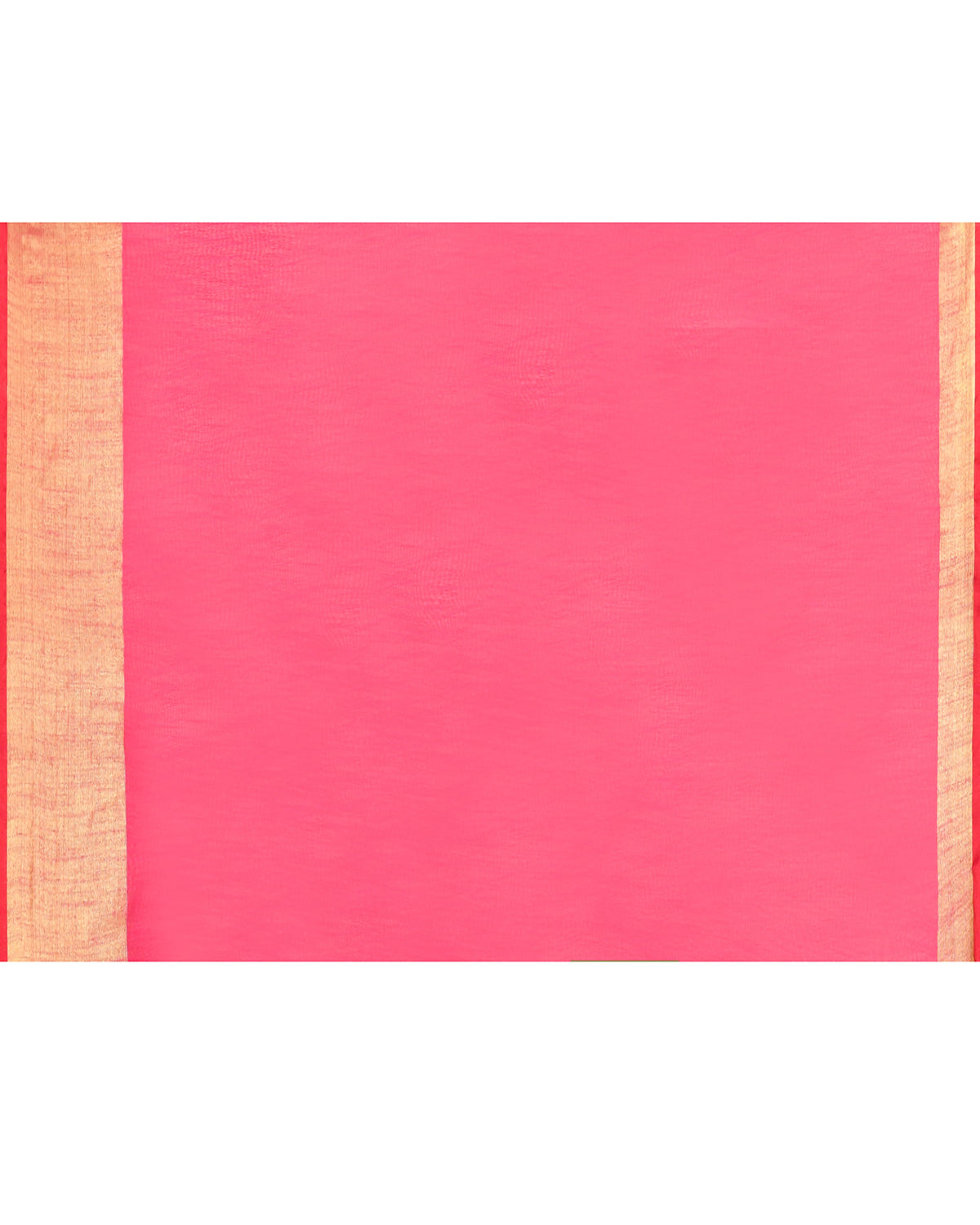 Piyari Fashion Women`s Cotton Silk Rani Pink Handloom Saree With Blouse | Grocsy