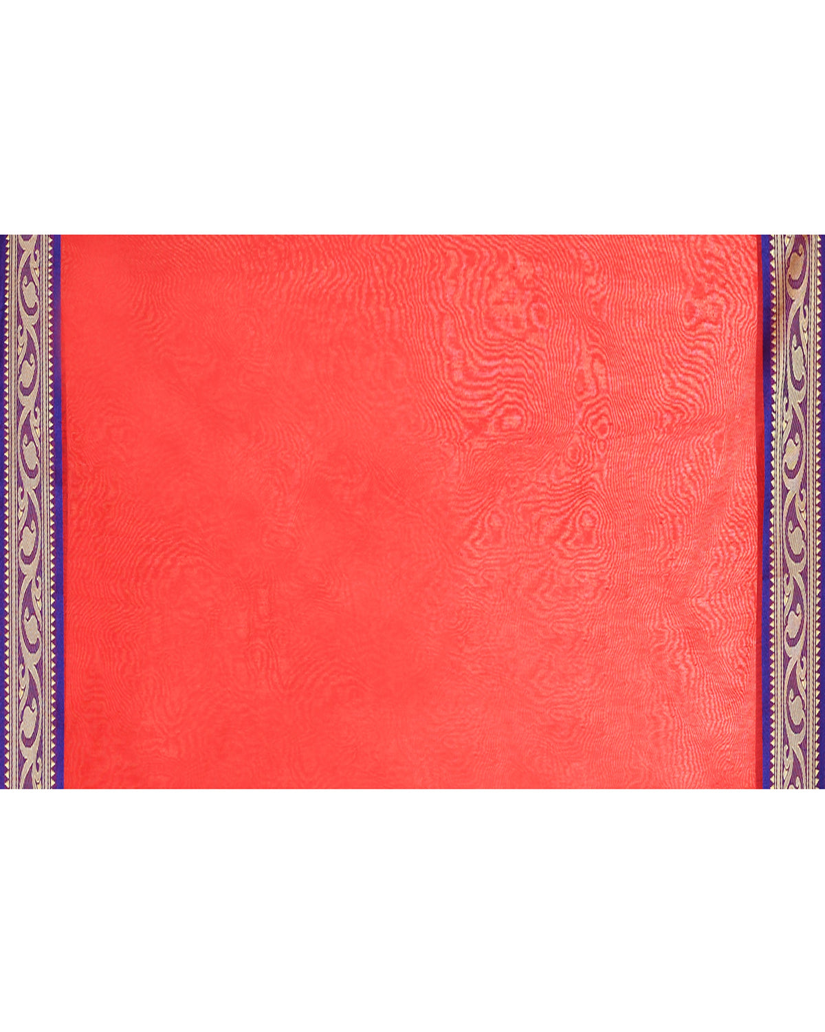 Piyari Fashion Women`s Cotton Silk Red Handloom Saree With Blouse | Grocsy