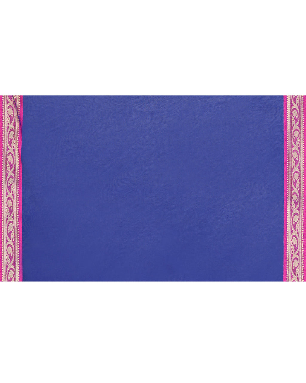 Piyari Fashion Women`s Cotton Silk Royel Blue Handloom Saree With Blouse | Grocsy