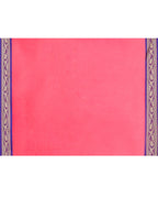 Piyari Fashion Women`s Cotton Silk Rose Handloom Saree With Blouse | Grocsy