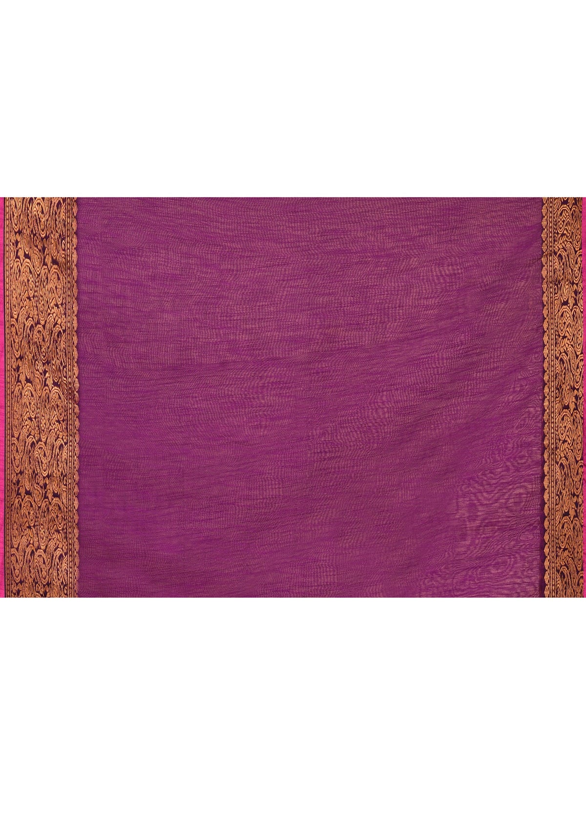 Piyari Fashion Women`s Cotton Blend Magenta Handloom Saree With Blouse | Grocsy