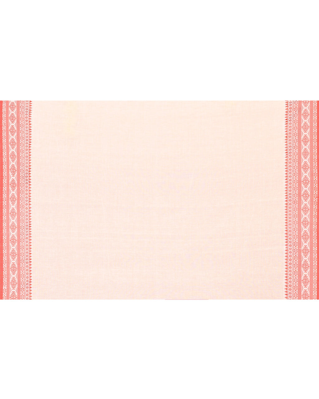 Piyari Fashion Women's White Cotton Handloom Jamdani Saree | Grocsy