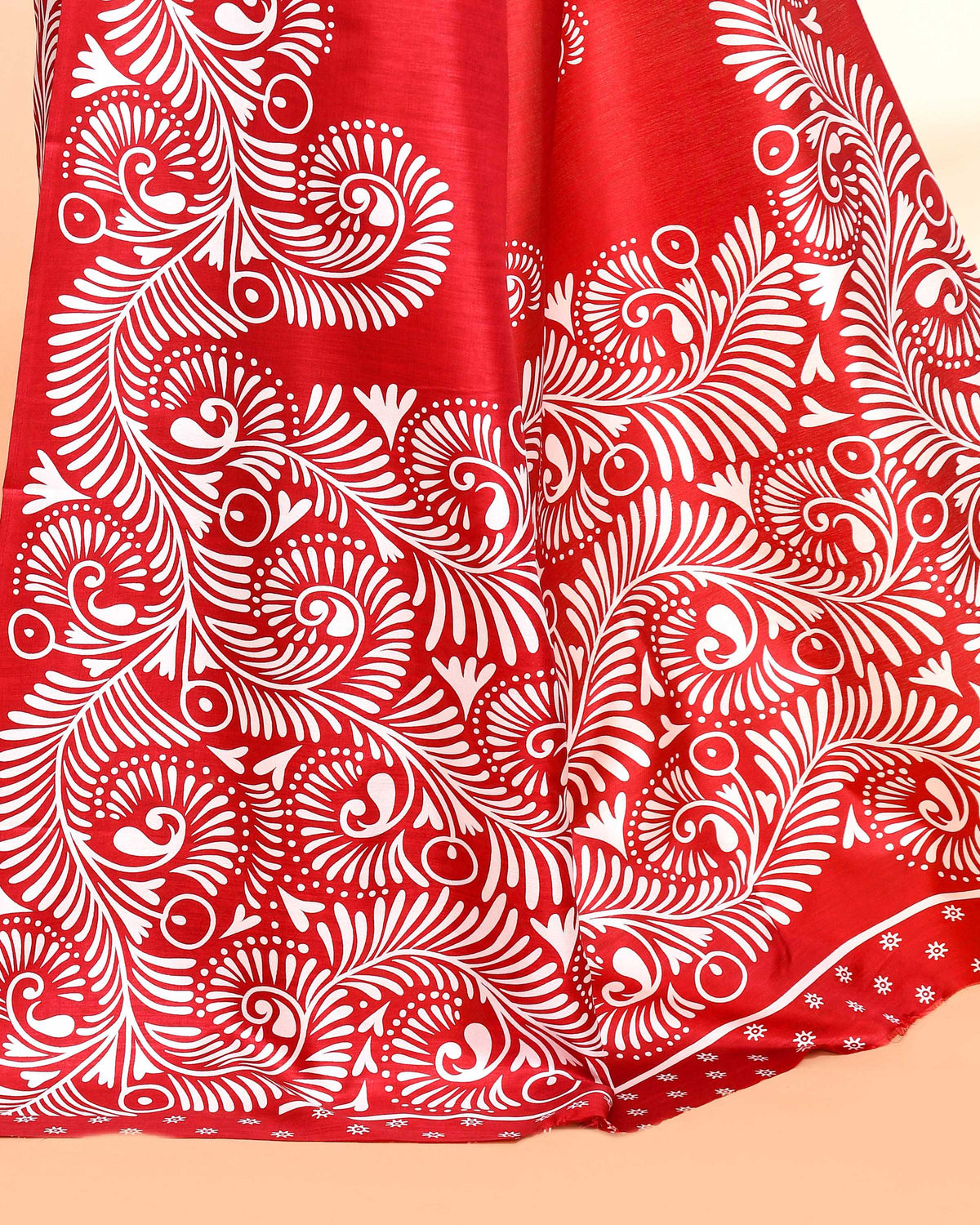 Piyari Fashion PIyari Fashion Maroon Printed Saree With Blouse | Grocsy