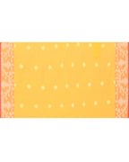 Piyari Fashion Women's Yellow Resham Silk Jamdani Saree | Grocsy