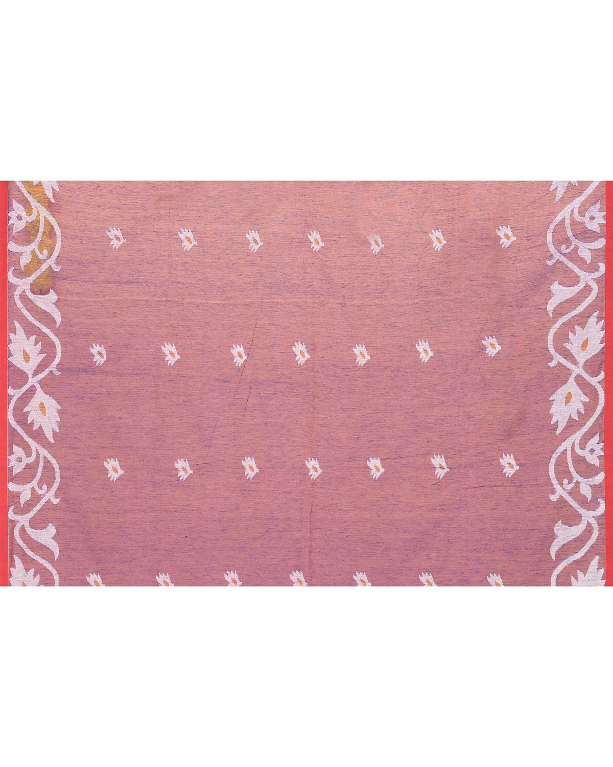 Piyari Fashion Women's Purple Resham Silk Jamdani Saree | Grocsy
