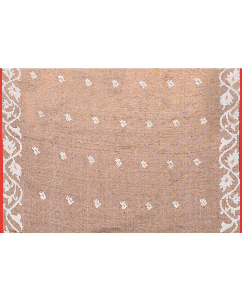 Piyari Fashion Women's Grey Resham Silk Jamdani Saree | Grocsy
