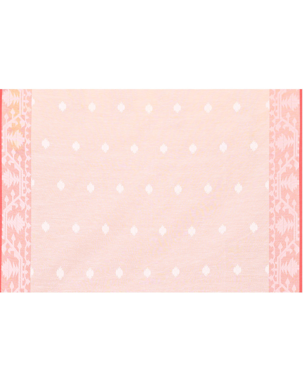 Piyari Fashion Women's White Resham Silk Jamdani Saree | Grocsy
