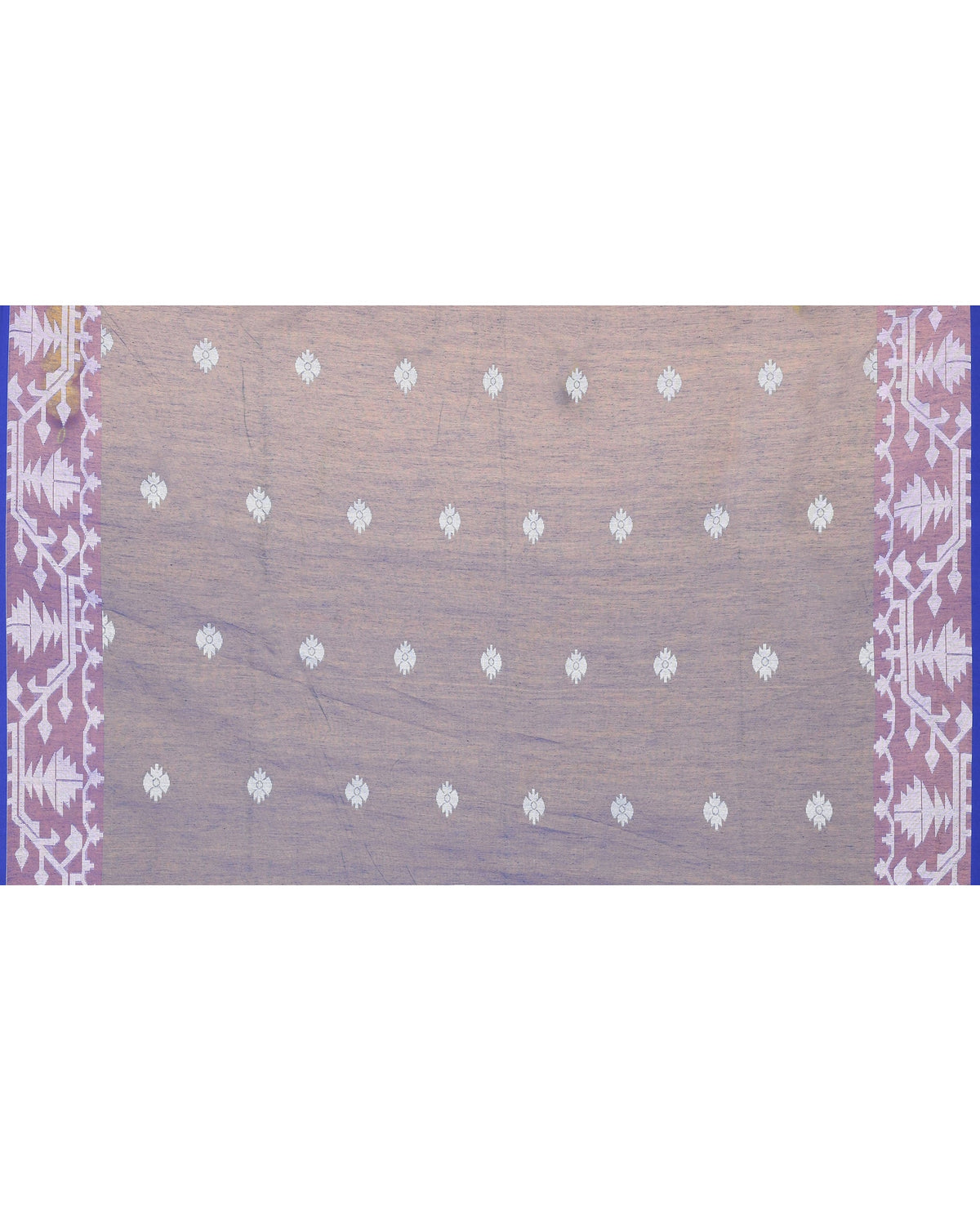 Piyari Fashion Women's Blue Resham Silk Jamdani Saree | Grocsy