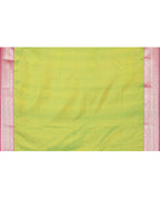 Piyari Fashion Women's Handloom Pastel Pink Yellow Bangalore Silk Saree With Zari Border | Grocsy
