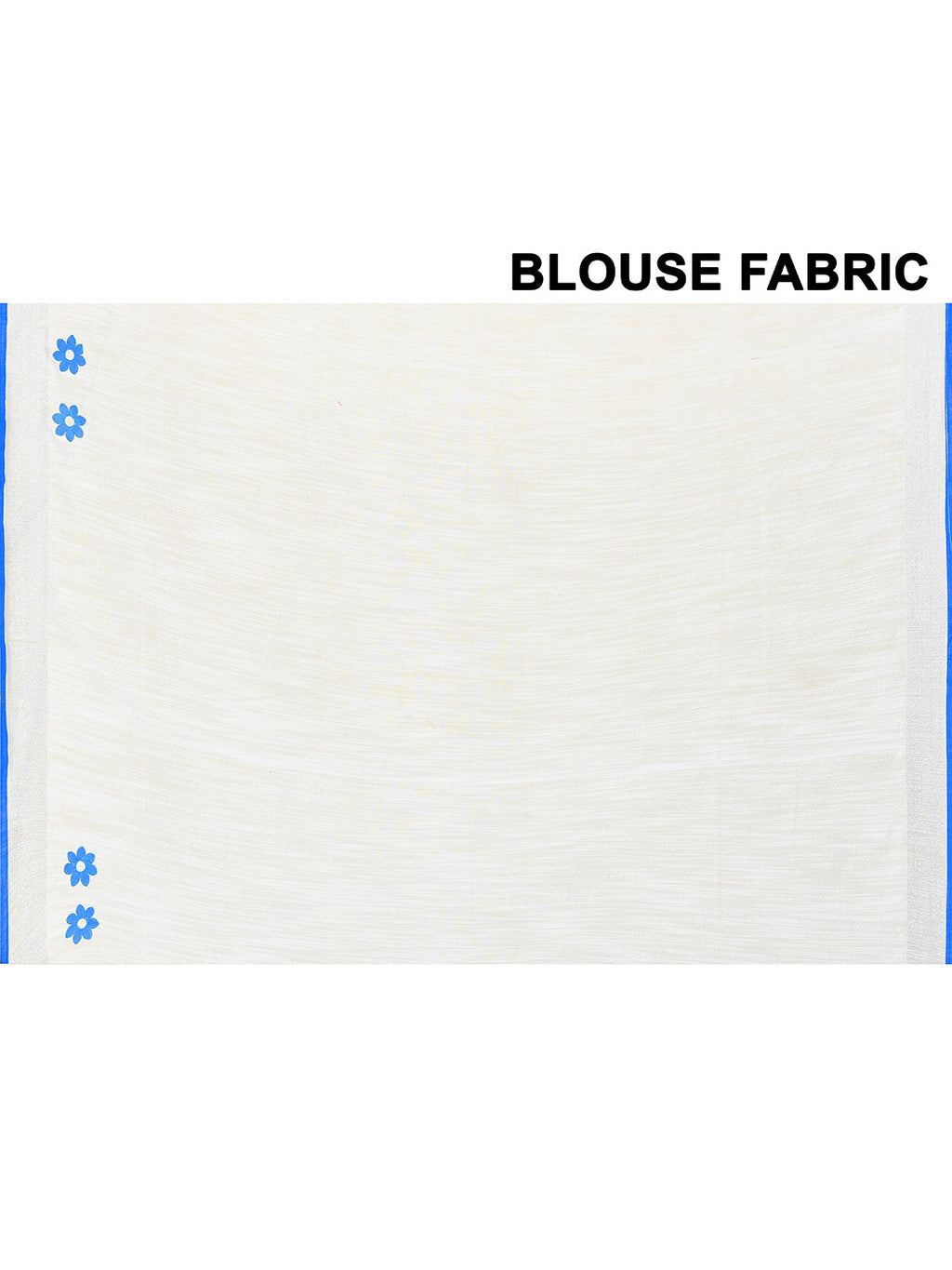 Piyari Fashion Women's White Exclusive Applique Saree With Blouse Piece | Grocsy