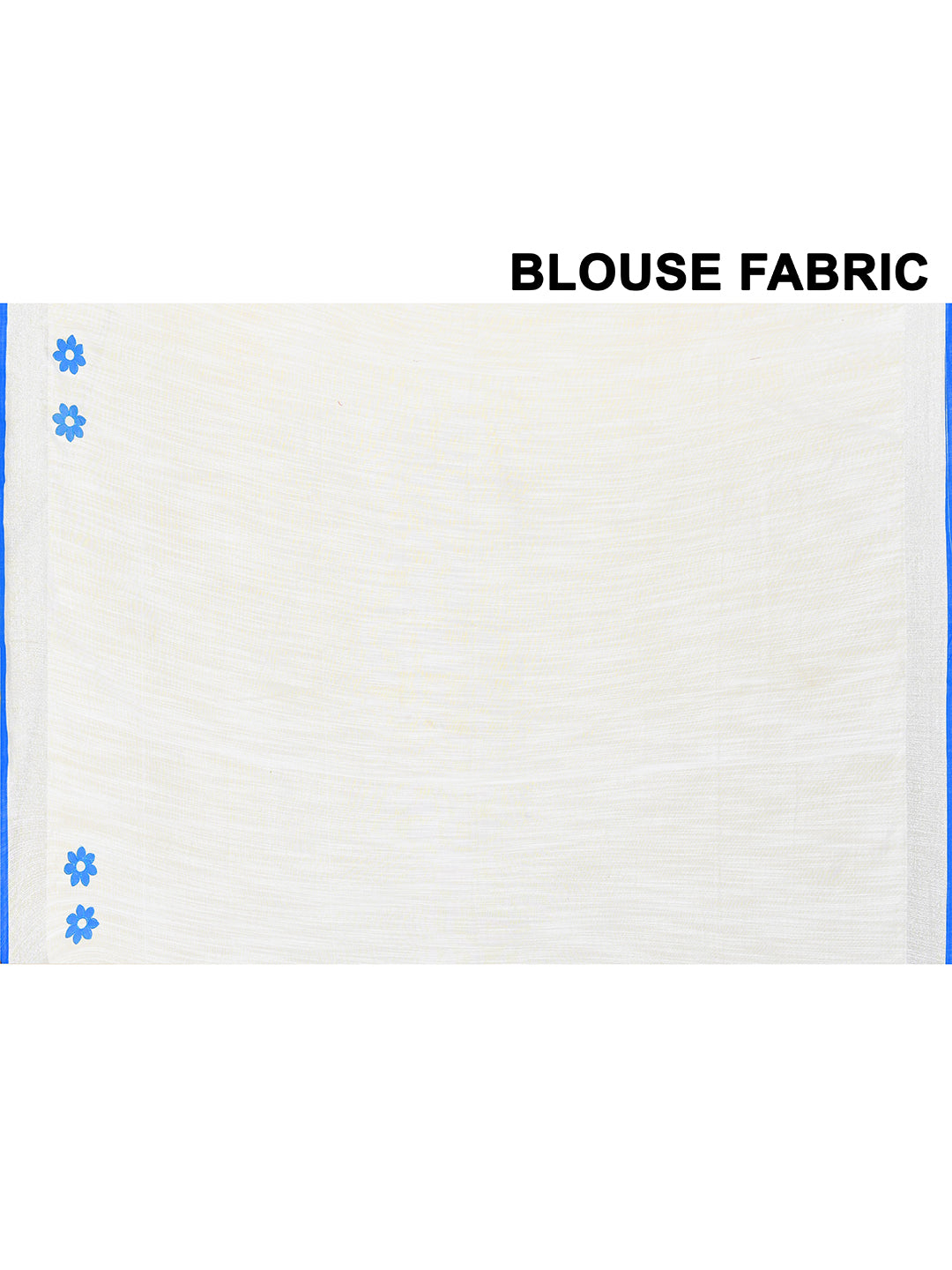 Piyari Fashion Women's White Exclusive Applique Saree With Blouse Piece | Grocsy