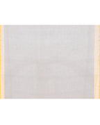 Piyari Fashion Women's Grey Cotton Handloom Jamdani Saree With Blouse | Grocsy