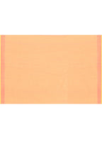 Piyari Fashion Women`s Cotton Handloom Pale Orange Sequin Saree With Blouse | Grocsy