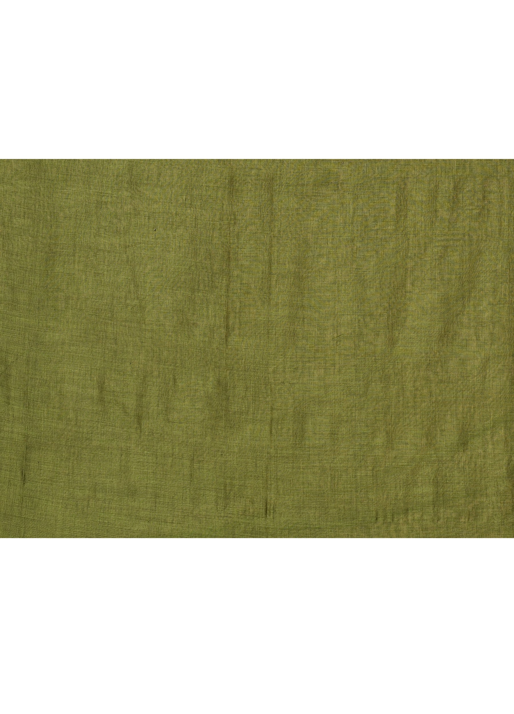 Piyari Fashion Women`s Cotton Handloom Moss Green Sequin Saree With Blouse | Grocsy