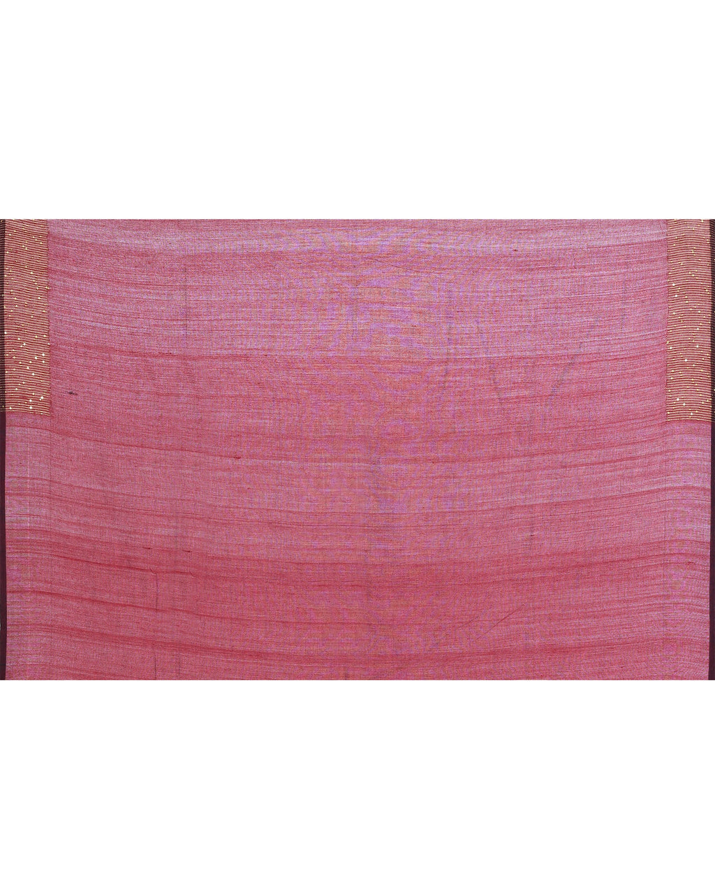 Piyari Fashion Women's Maroon Embellished Sequined Cotton Saree | Grocsy