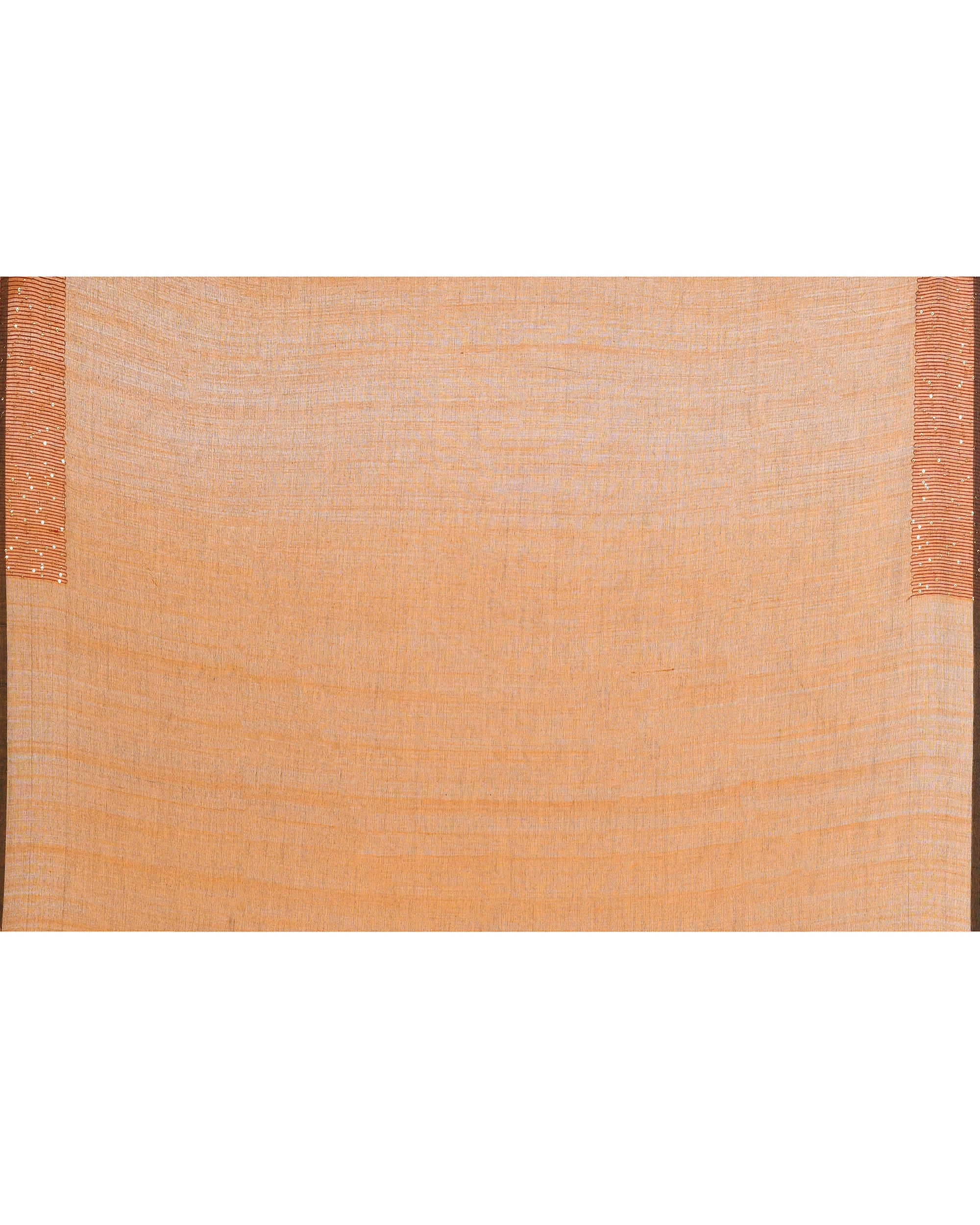 Piyari Fashion Women's Bronze Embellished Sequined Cotton Saree | Grocsy
