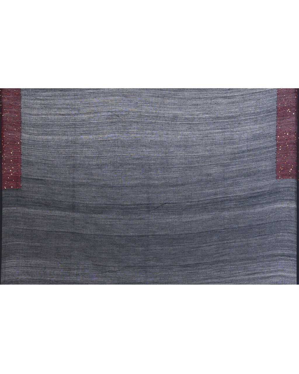 Piyari Fashion Women's Black Embellished Sequined Cotton Saree | Grocsy