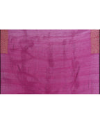 Piyari Fashion Women's Magenta Embellished Sequined Cotton Saree | Grocsy