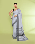 Piyari Fashion Women's Pearl Embellished Cotton Saree | Grocsy